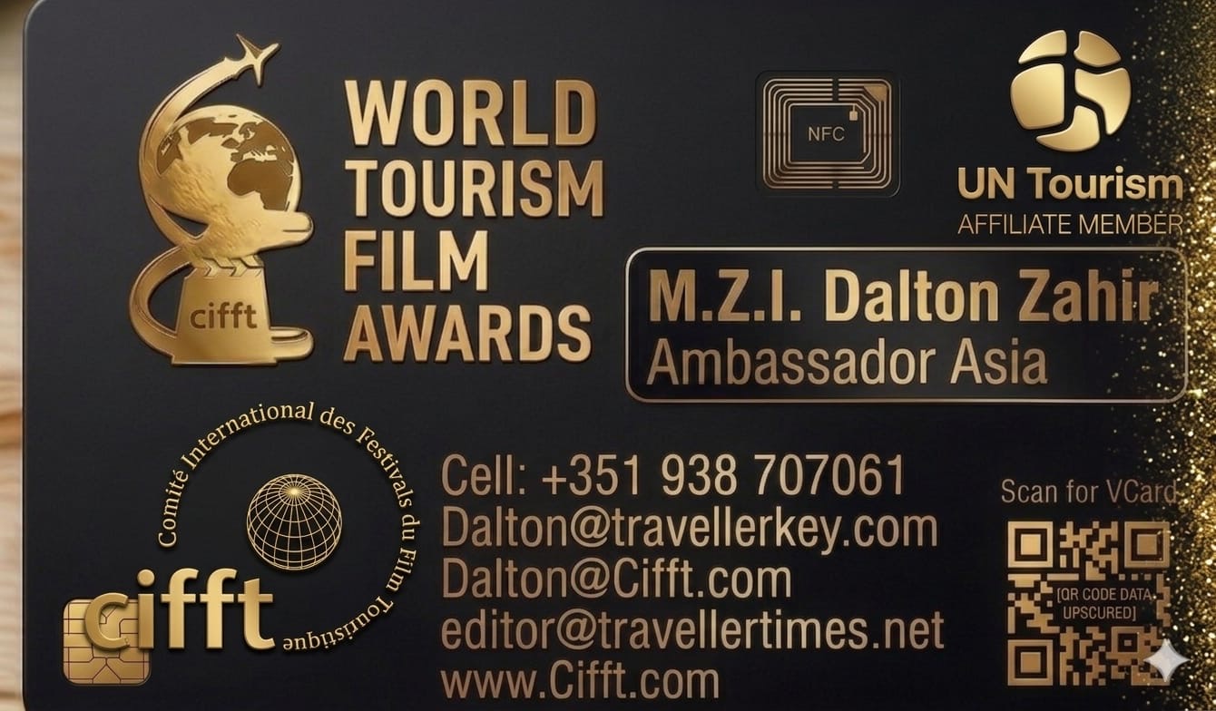 Supplied CIFFT Ambassador Asia contact-card artwork for Dalton Zahir