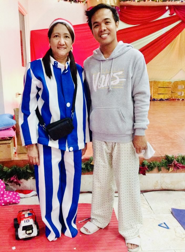 Brother Next and Pastora Kay at JIL Santa Maria’s pajama-themed Christmas party in December 2014