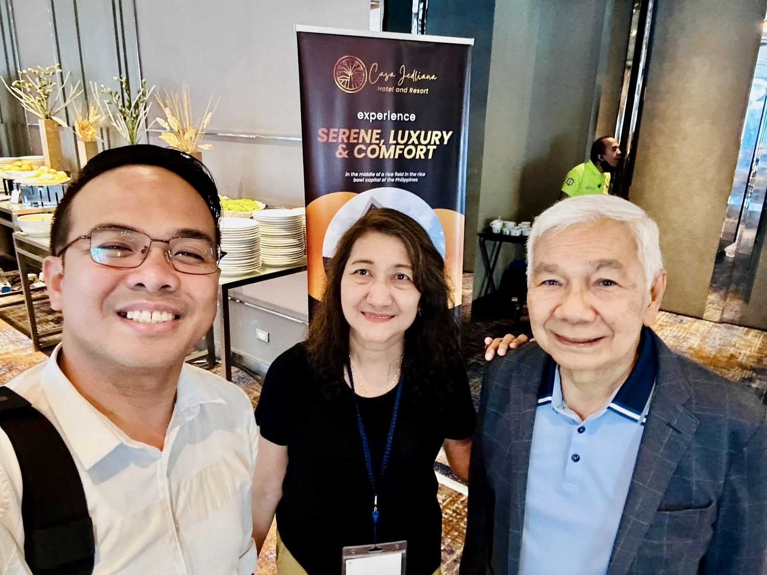 Brother Next with Pastora Kay Lopez and Bro. Rene Gonzalez at the JIL Pastors Congress in October 2023