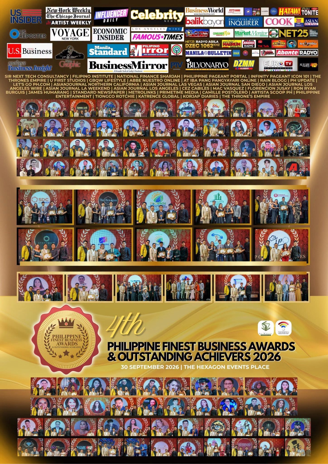 2026 Philippine Finest Business Awards event collage