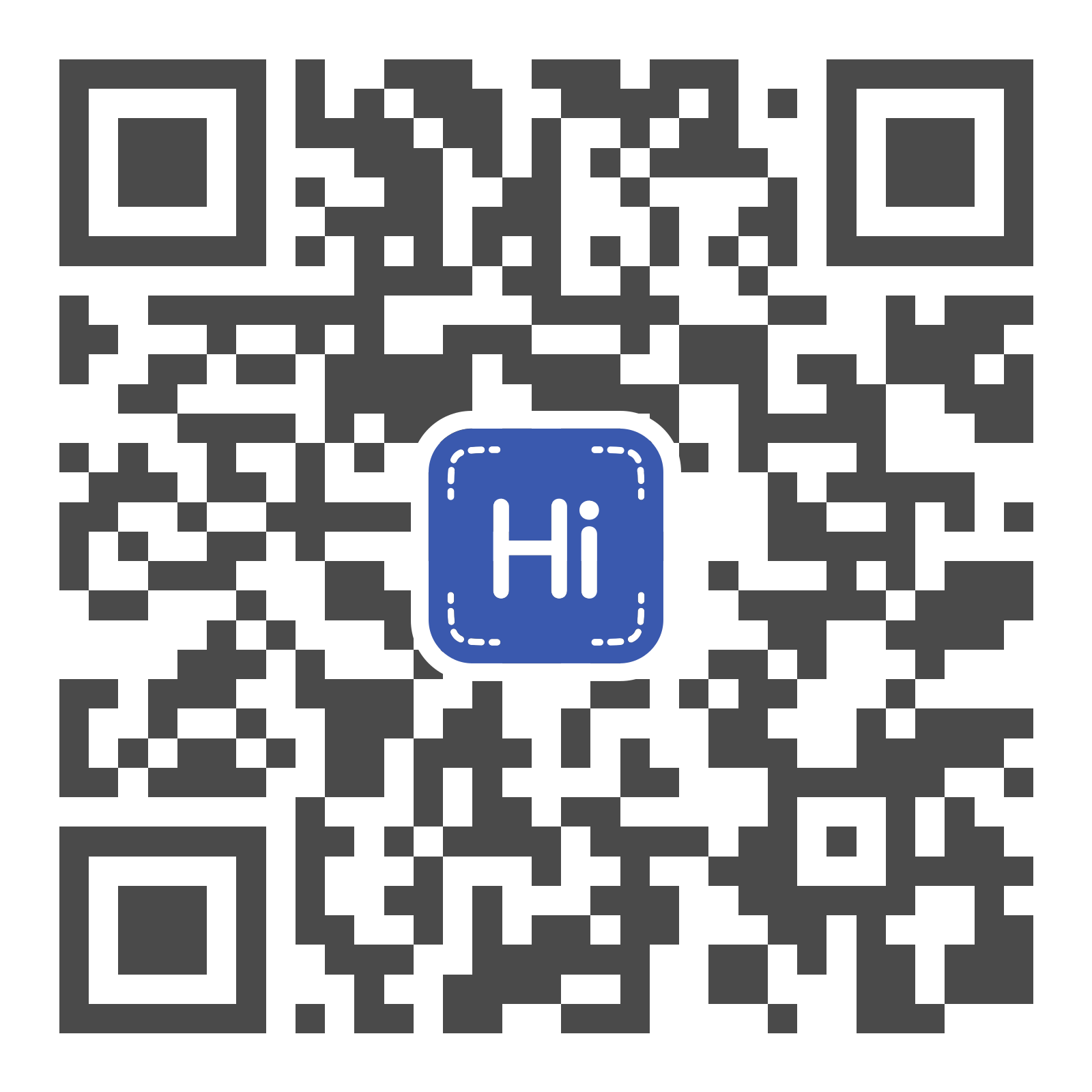 Scan to open Sir Next’s HiHello digital contact card