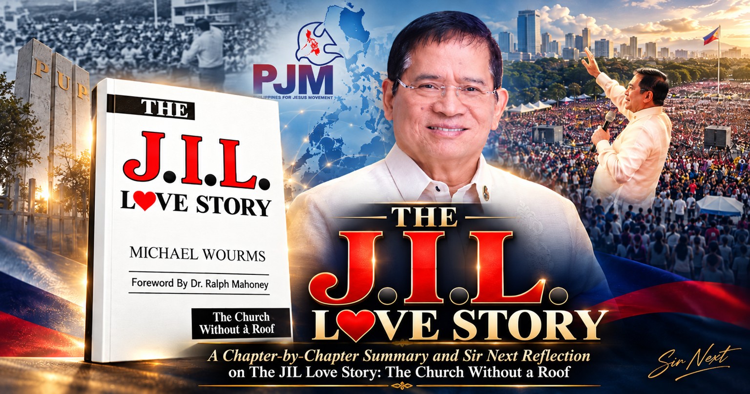 The JIL Love Story by Michael Wourms, Bro. Eddie Villanueva and Sir Next reflection artcard